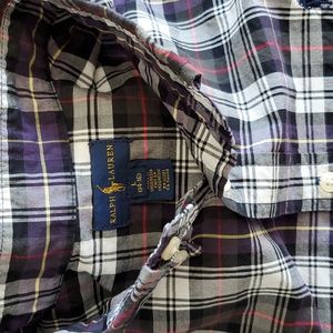 Ralph Lauren boys plaid button-down shirt.